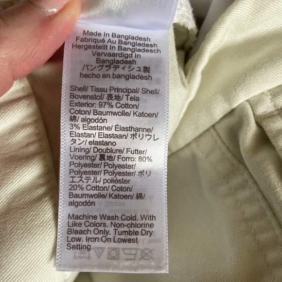 NWOT J Crew High Rise Girlfriend Chino Size 4 - Picture 10 of 11